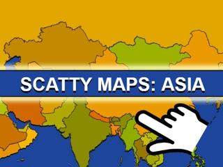 Скэтти – Карты Азия