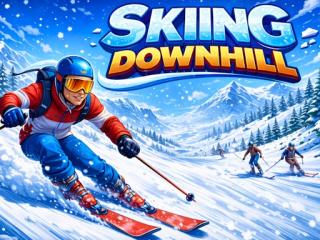 Skiing Downhill