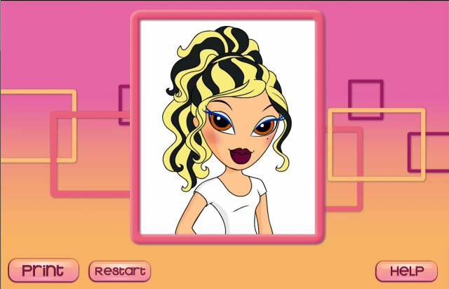 bratz makeover game