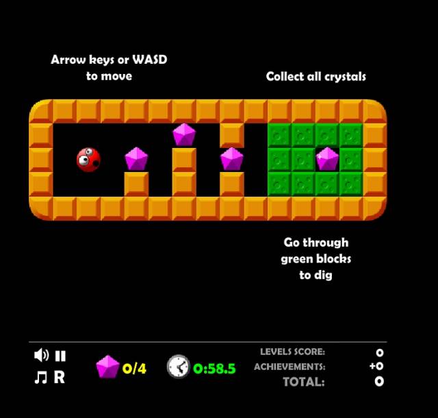 Crazy Digger 2 > Play Online Game >