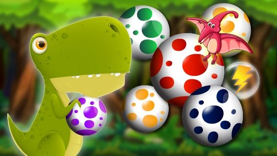 Стрелок Яйцами: Пузырьковый Динозавр